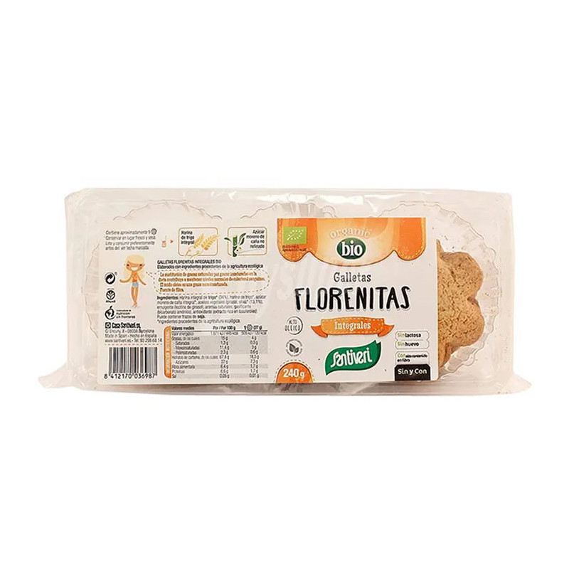 Biscuits Florenitas Bio Santiveri - Pause Gourmande Kermatone
