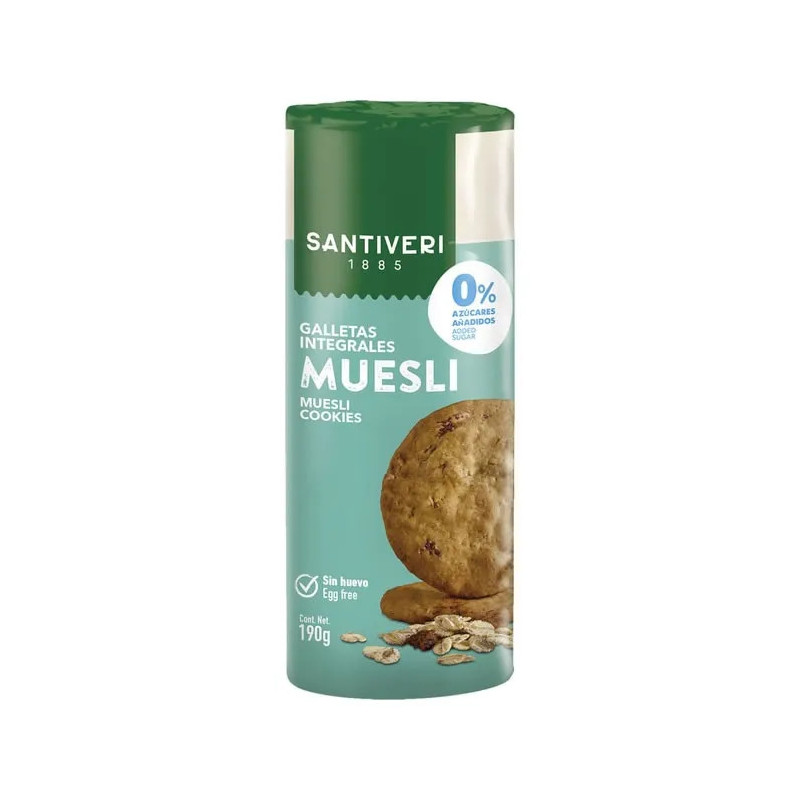 Santiveri Biscuits Au Muesli 190g - Santé et Gourmandise Kermatone