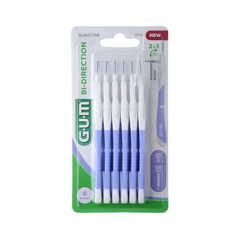 Piques dentaires Gum Bi Direction XS - Hygiène parfaite | Kermatone