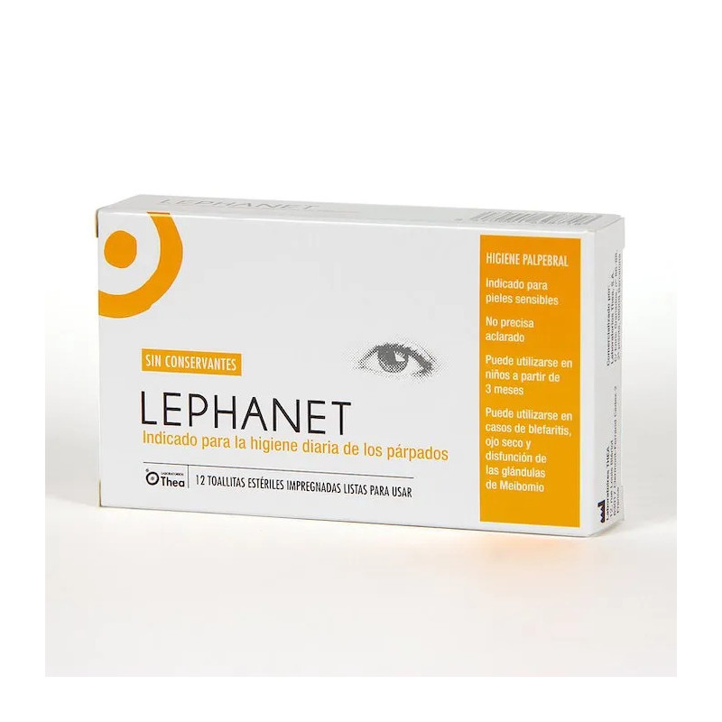 Lingettes nettoyantes pour les yeux Thea Lephanet – Kermatone