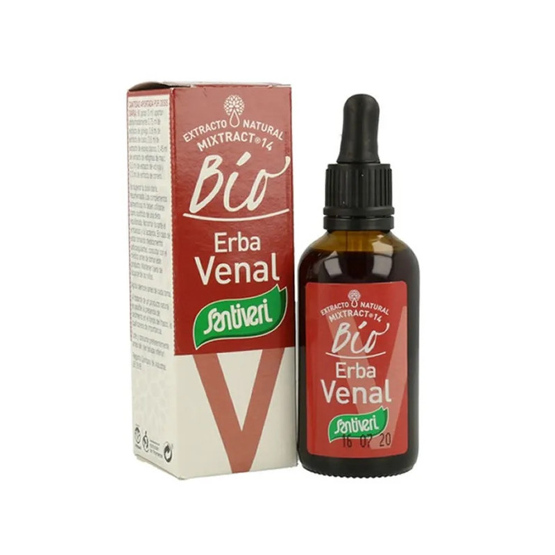 Santiveri Mixtract-14 Erbavenal Bio 50ml - Éclat Naturel Kermatone