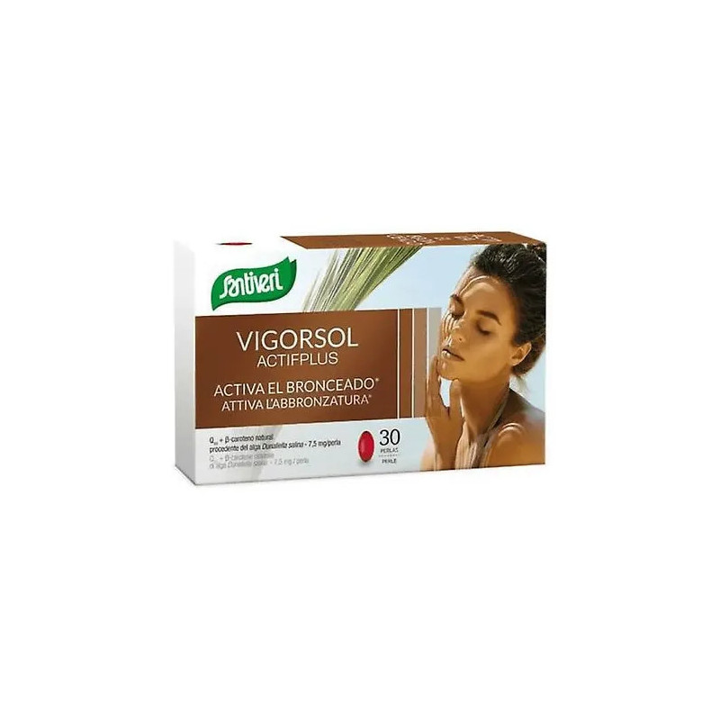 Santiveri Vigorsol Actifplus 30 Perles - Vitalité Boostée | Kermatone