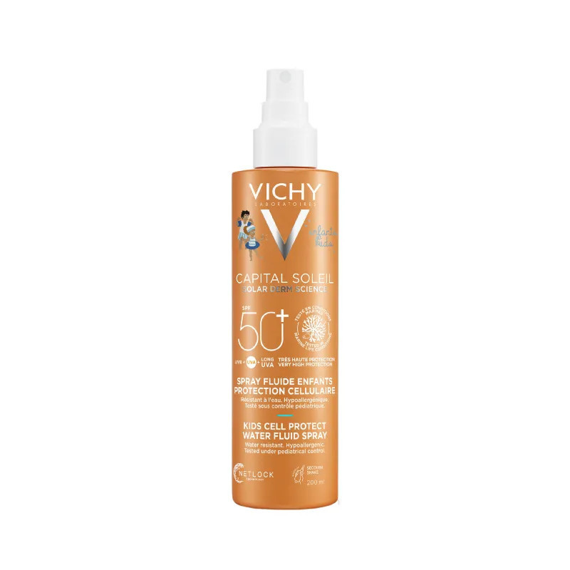 Vichy Soleil Cell Protect Enfants 200ml - Protection Solaire Efficace | Kermatone