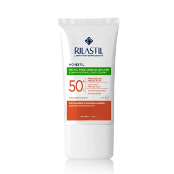 Rilastil Sun System SPF50+ Acnestil - Protection Peau Acnéique | Kermatone