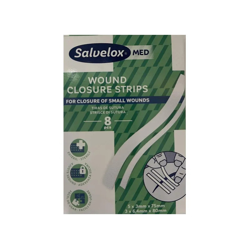 Salvelox Suture Strips - Bandes Adhésives Pour Une Guérison Rapide | Kermatone