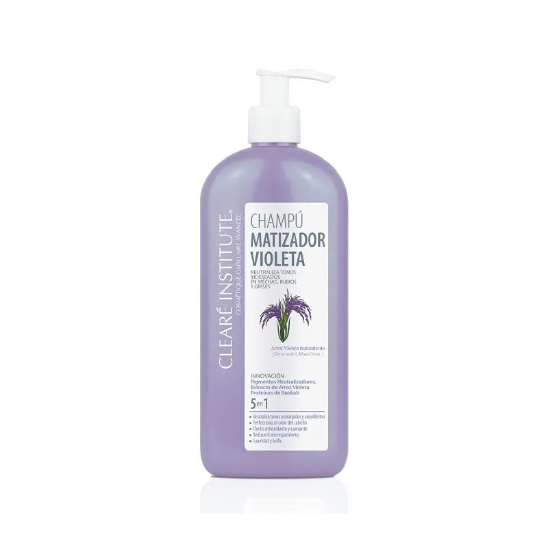 Shampooing Violet Clearé Institute - Éclat & Brillance | Kermatone