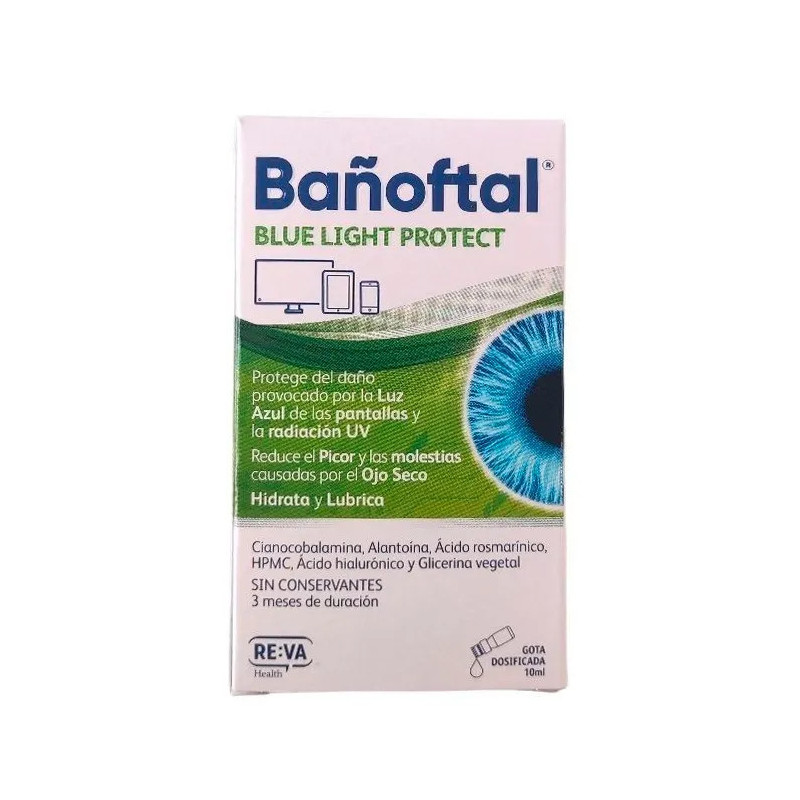 Bañoftal Protect Lumière Bleue 10ml - Soin Oculaire Kermatone