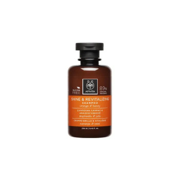 Apivita Shampoing Brillance Orange Miel – Kermatone