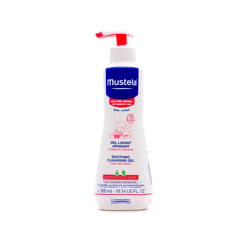 Gel De Bain Confort Mustela 300ml - Douceur et Hydratation Kermatone