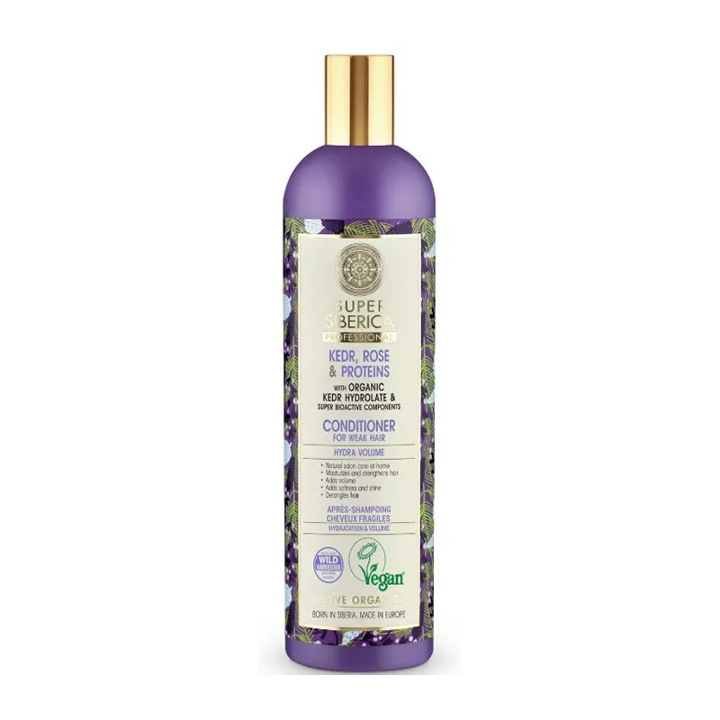 Après-shampooing Natura Siberica Volume Hydratant - Kermatone