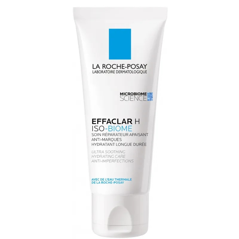 Hydratation et confort avec La Roche Posay Effaclar H Iso-Biome - Kermatone