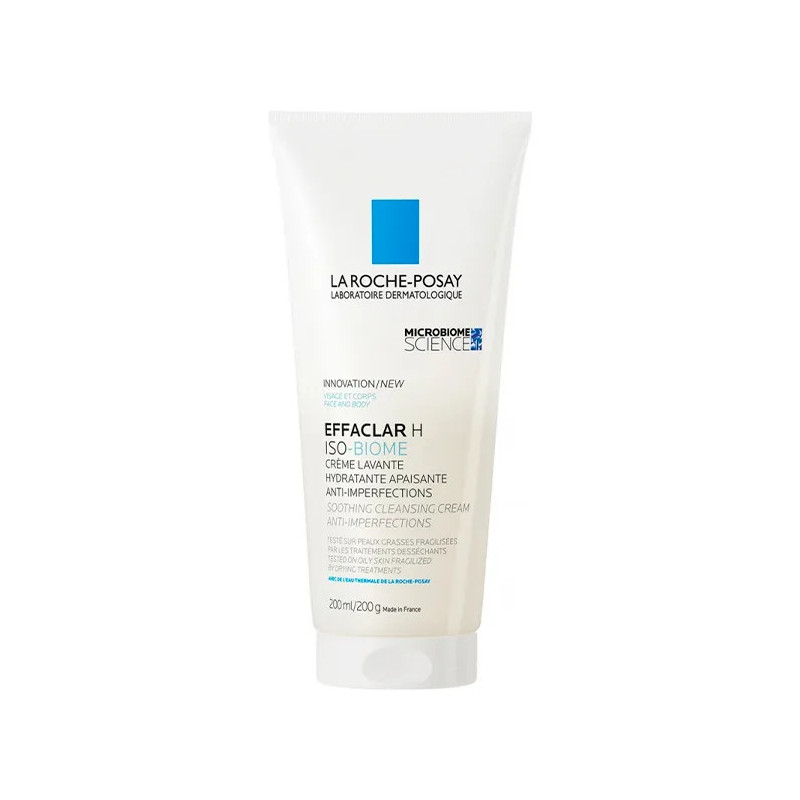 Crème Nettoyante La Roche Posay Effaclar H - Pureté & Douceur | Kermatone