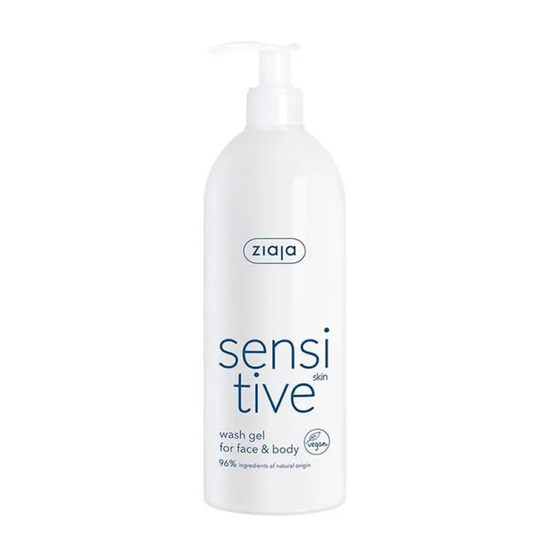 Ziaja Gel Nettoyant Peaux Sensibles 400ml | Kermatone
