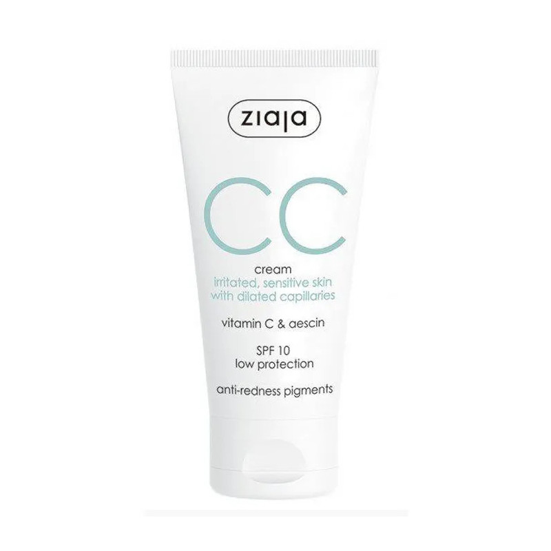 CC Cream Ziaja 50ml - Apaisante et Unifiante | Kermatone