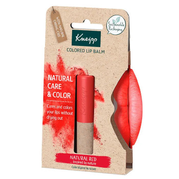 Kneipp Baume à Lèvres Coloré Rouge Naturel - Kermatone