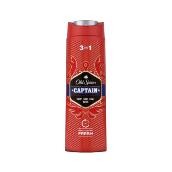 Old Spice Captain Gel Douche 3en1 - Fraîcheur & Praticité | Kermatone