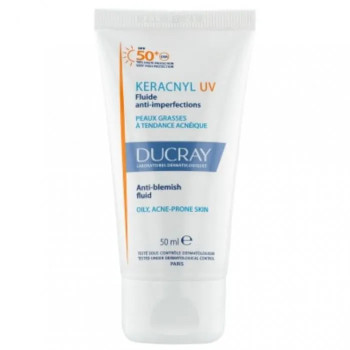 Ducray Keracnyl UV SPF50 Crème - Protection & Peau Parfaite | Kermatone