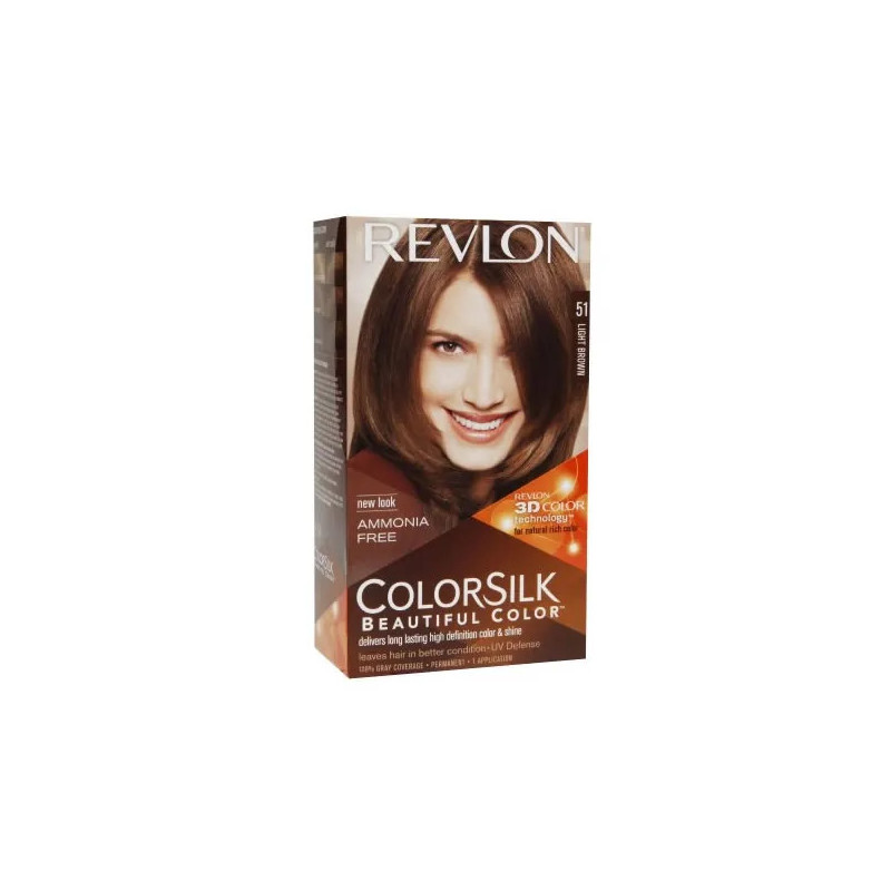 Revon Colorsilk Sans Amoniaque 51 Châtain Clair - Kermatone