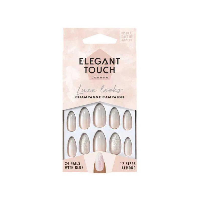 Elegant Touch Ongles Ovales Luxe - Look Chic avec Kermatone