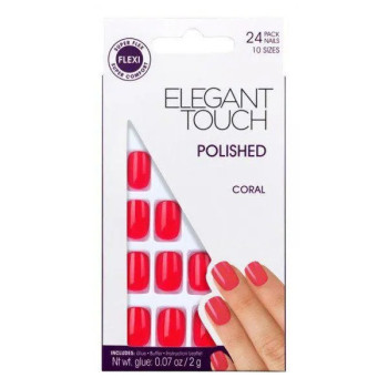 Elegant Touch Ongles Noir Éclatant - Kermatone