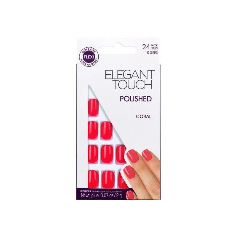 Elegant Touch Ongles Noir Éclatant - Kermatone