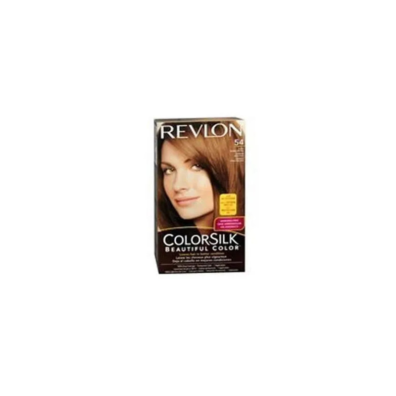Revlon Colorsilk Sans Amoniaque 54 Light Golden Brown - Kermatone