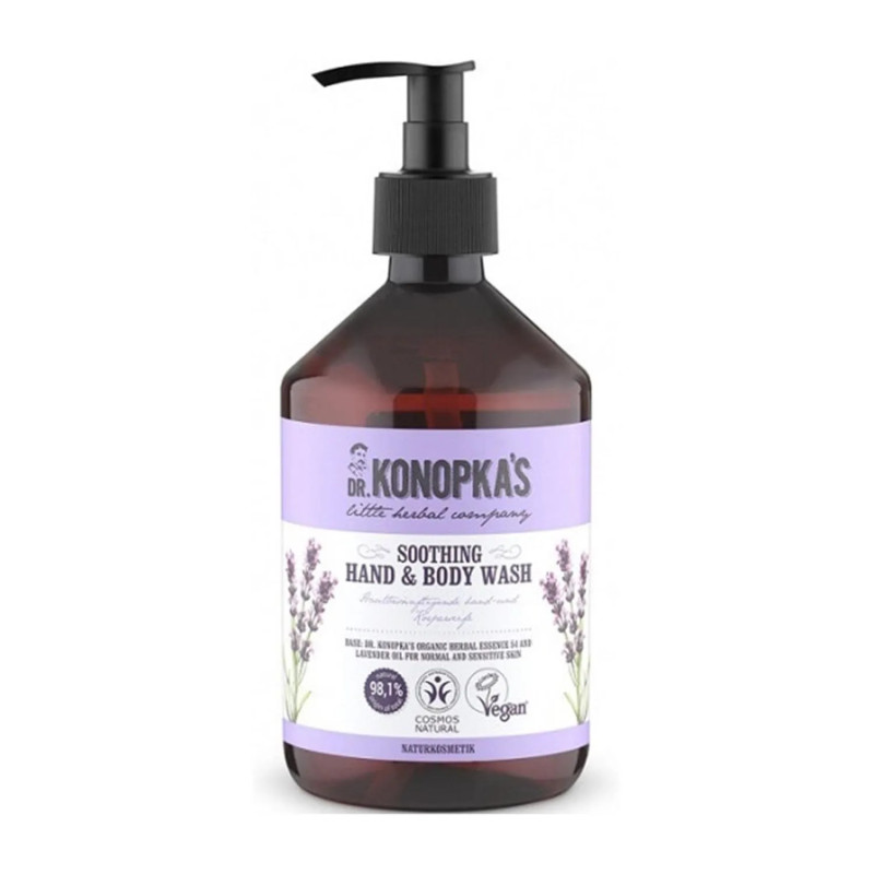 Dr. Konopka's Gel Apaisant de Bain pour Corps et Visage 500ml