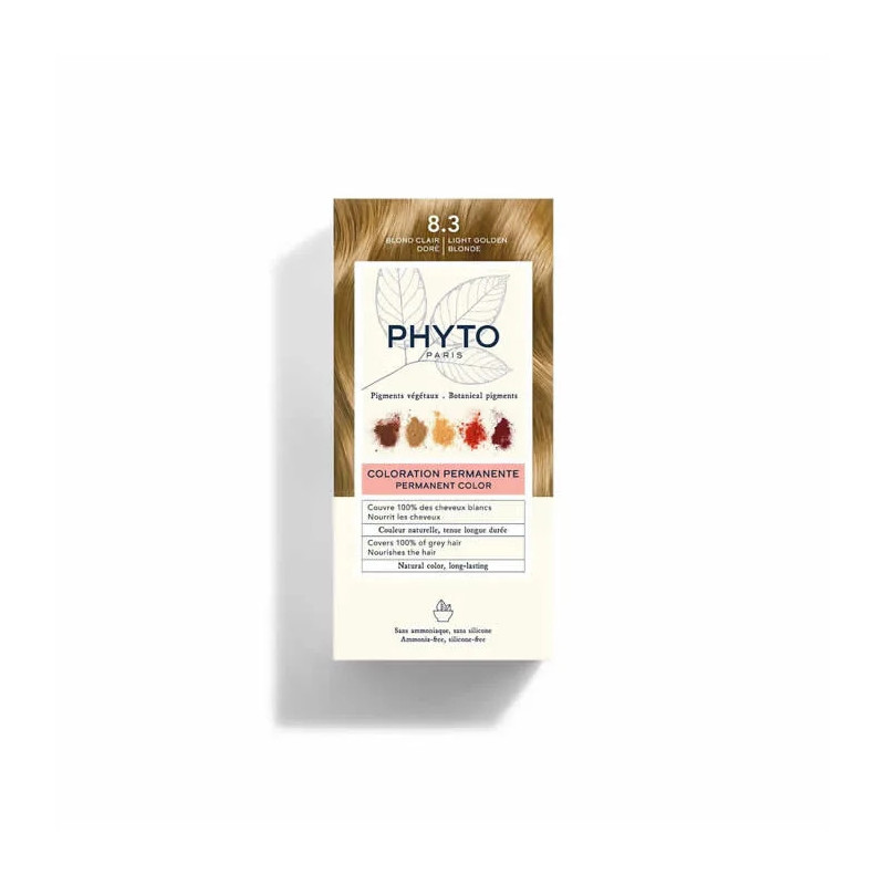 Phyto Hair Colour 8.3 Blond Clair Doré - Kermatone