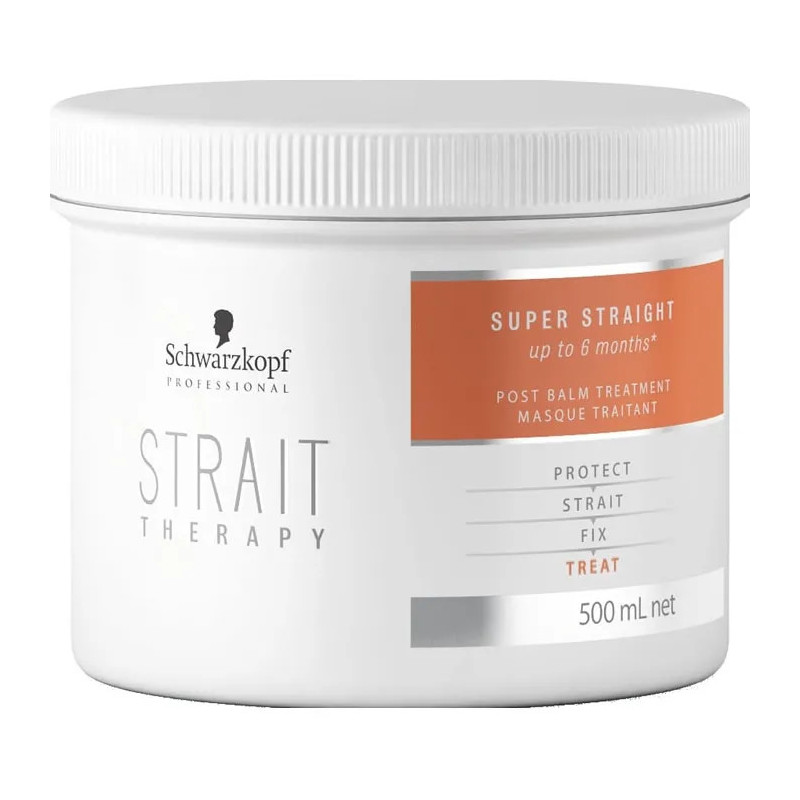 Baume Schwarzkopf Strait Therapy 500ml - Lissage & Nutrition | Kermatone