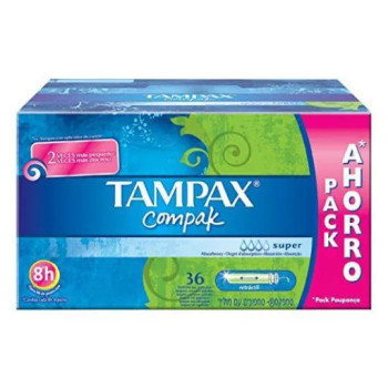 Tampax Compak Super - Tampons ultra-absorbants | Kermatone