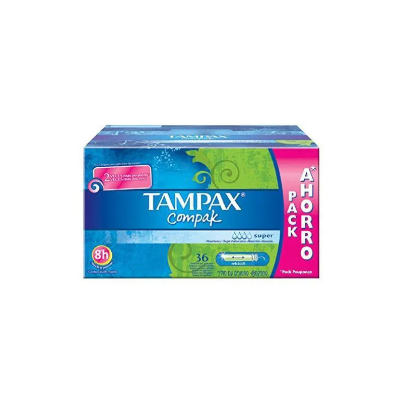 Tampax Compak Super - Tampons ultra-absorbants | Kermatone