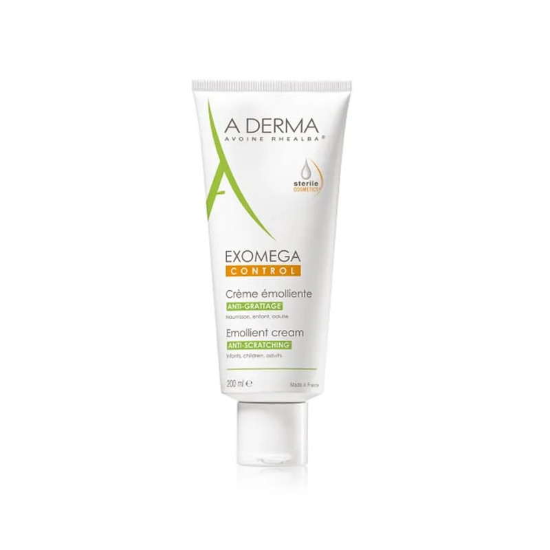 A-Derma Exomega Control Crème Émolliente - Hydratation Kermatone