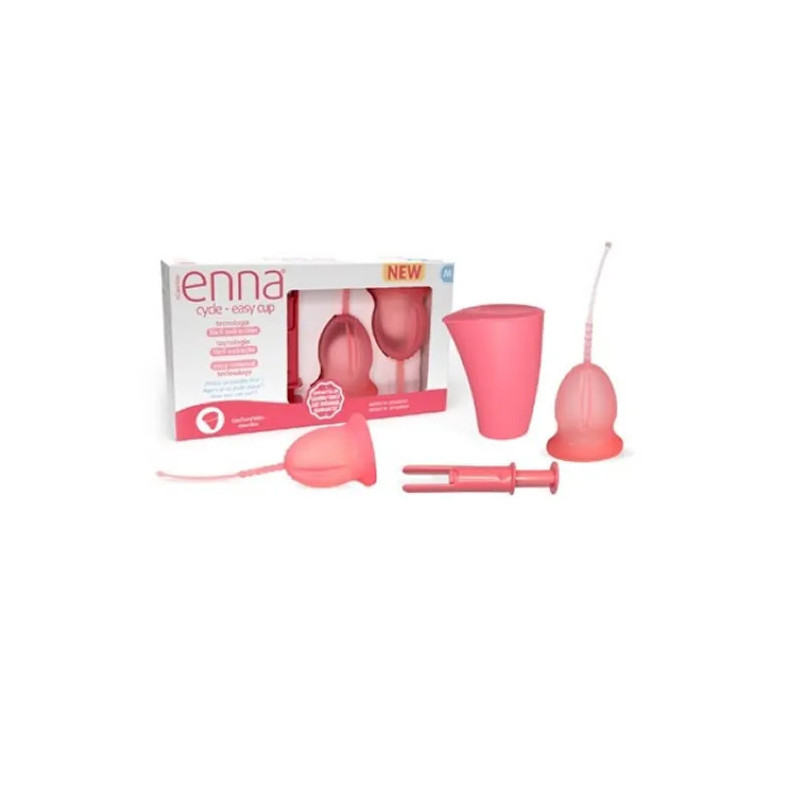 Enna Cycle 2 Coupes Menstruelles Taille M + Applicateur - Kermatone