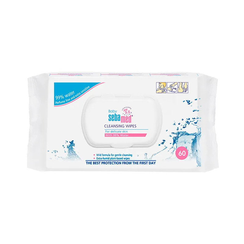 Sebamed Baby Toallitas Limpiadoras - Douceur et Protection | Kermatone