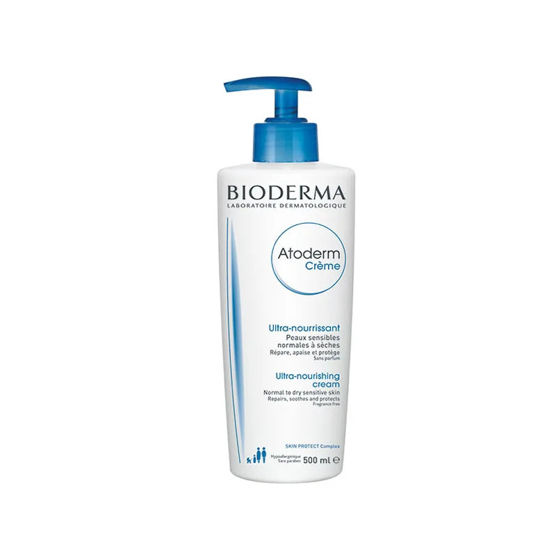 Bioderma Atoderm Crème 500ml - Hydratation intense | Kermatone