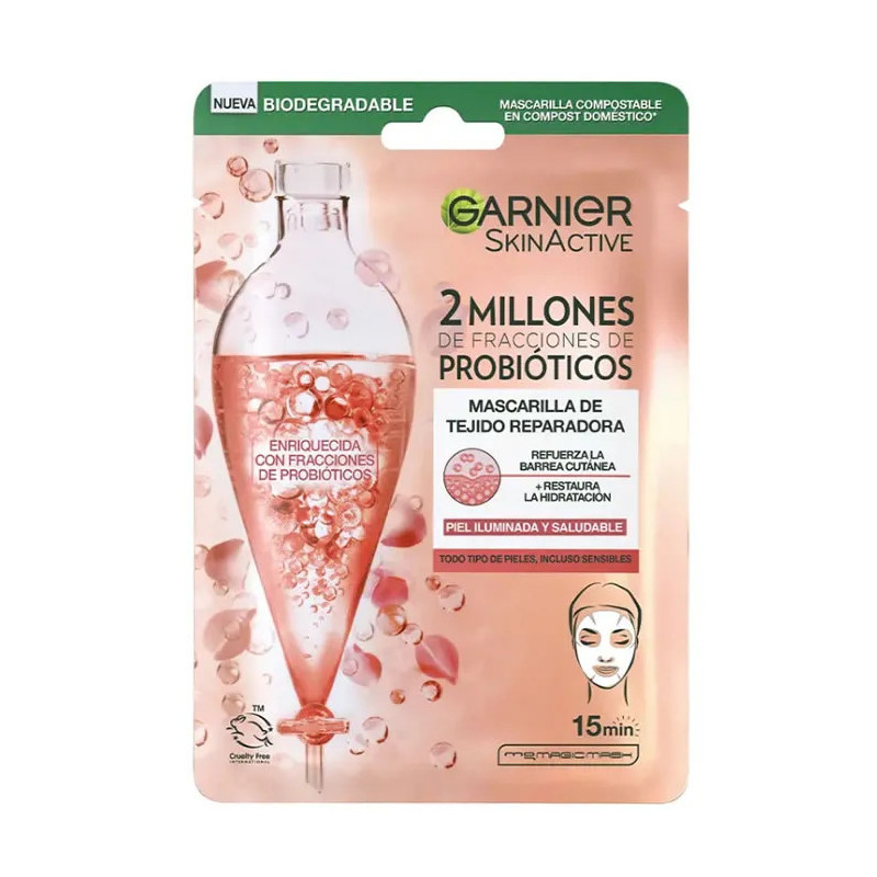 Masque Réparateur Tissue Garnier Skinactive - Hydratez votre peau | Kermatone