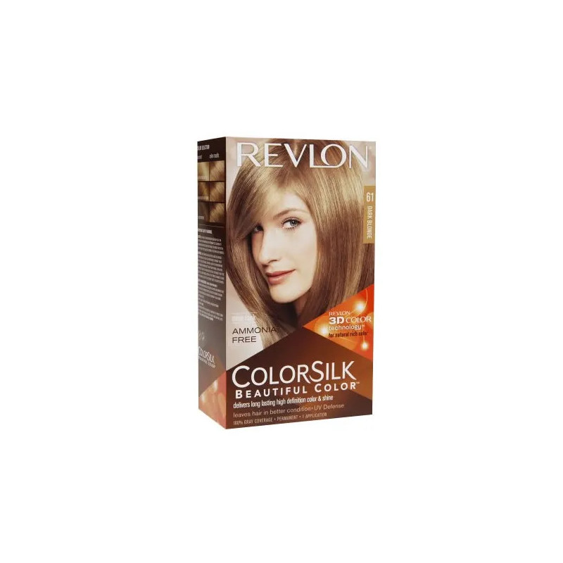 Revlon Colorsilk 61 Dark Blonde - Coloration Douce Kermatone