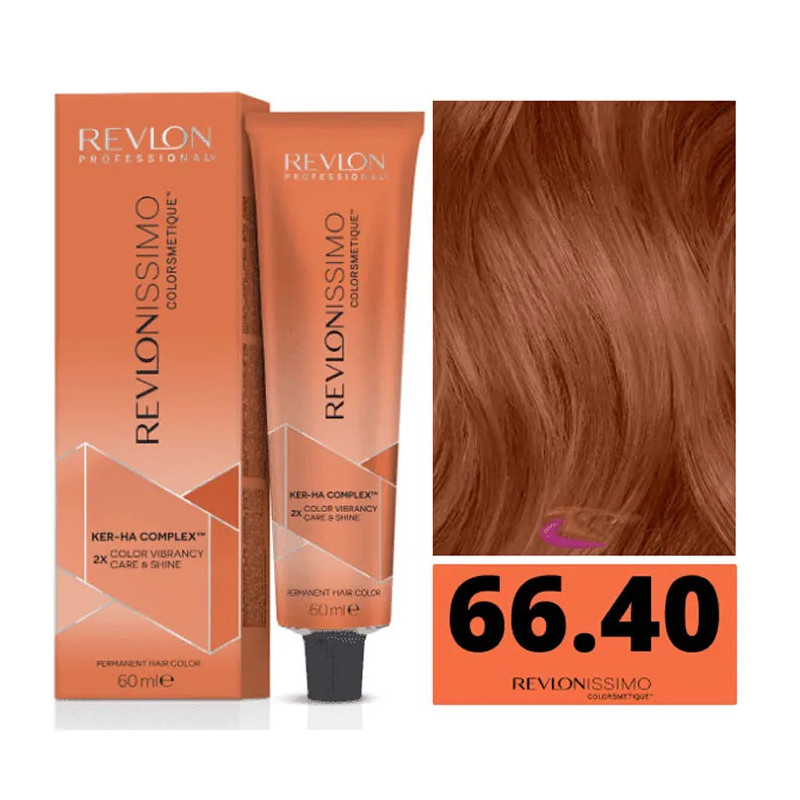 Revlonissimo 66,60 - Coloration Blonde Foncée Cuivrée Kermatone
