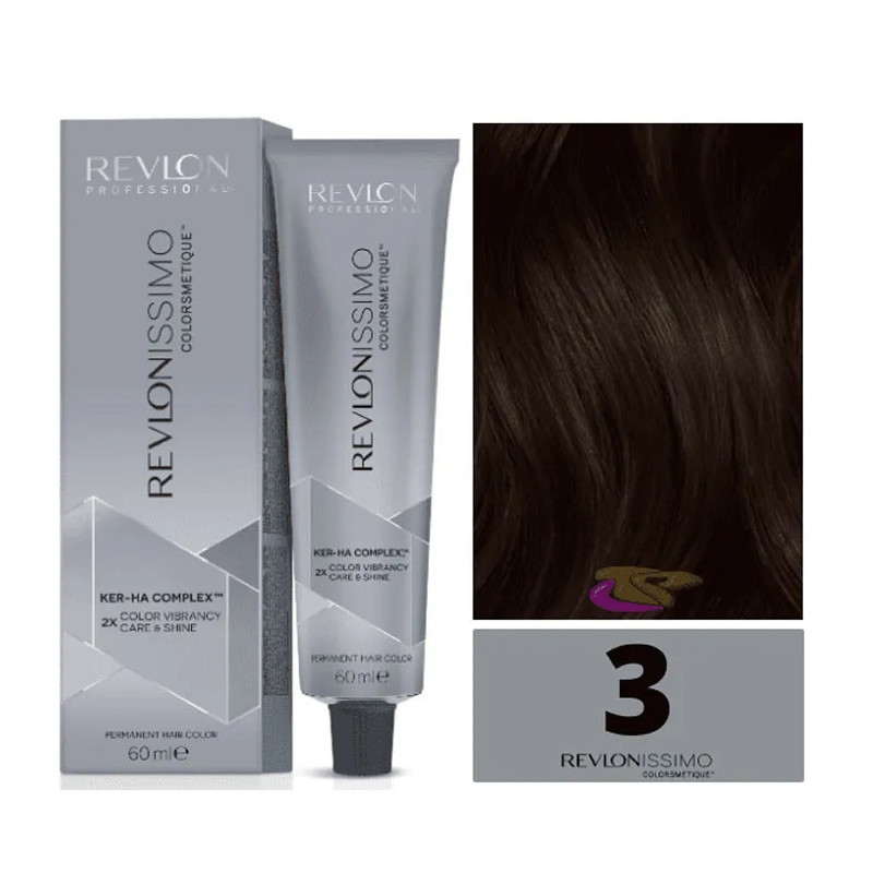 Revlonissimo Colorsmetique 3 - Coloration Marron Foncé Kermatone