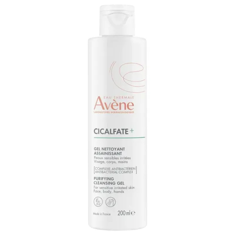 Avène Cicalfate Gel lavant 200ml - Peau Sensible | Kermatone