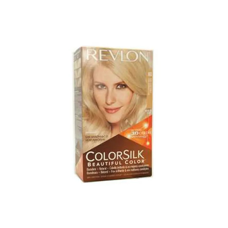 Revlon Colorsilk 80 Light As Blonde – Teinture Éclatante | Kermatone