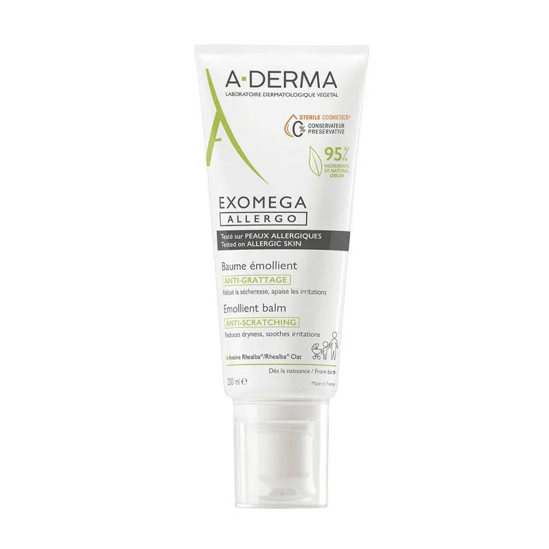 Exomega Allergo Baume Émollient - Soin Peau Sèche Kermatone