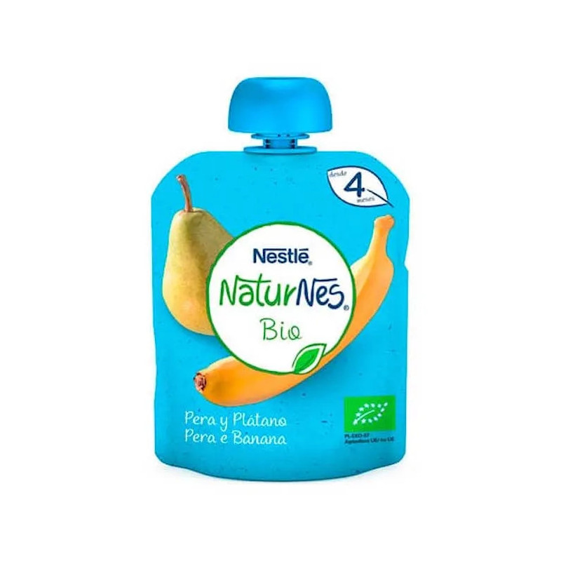 Nestlé Naturnes Bio Poire Banane 90g