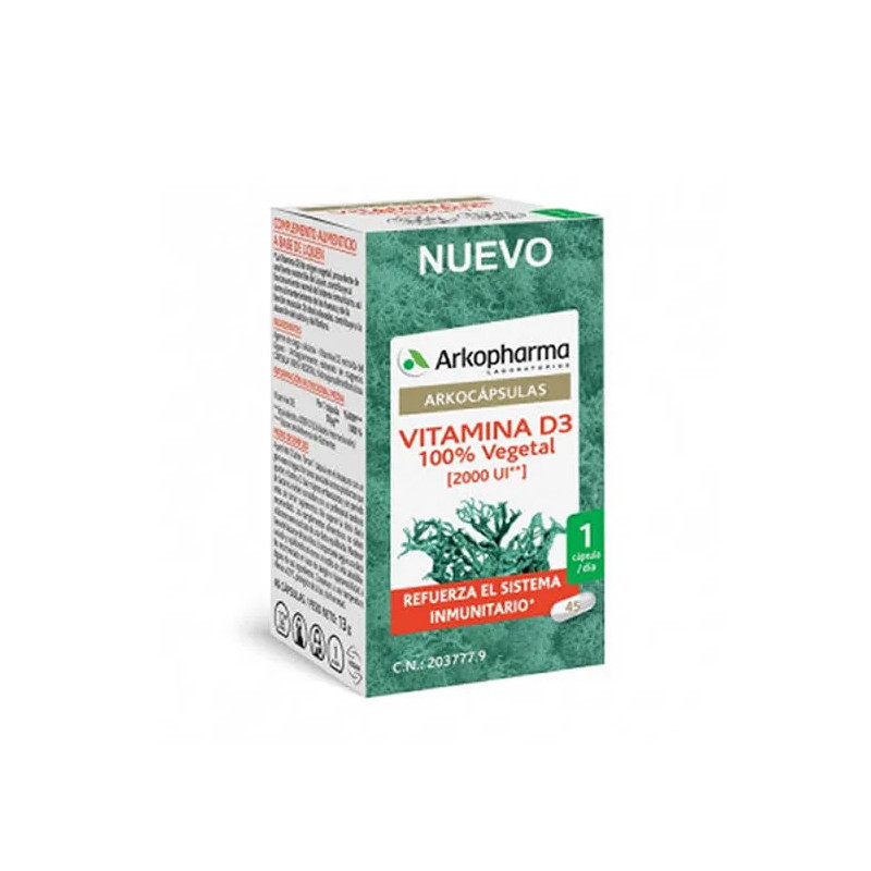 Arkocapsulas Vitamine D3 - Complément Alimentaire Kermatone