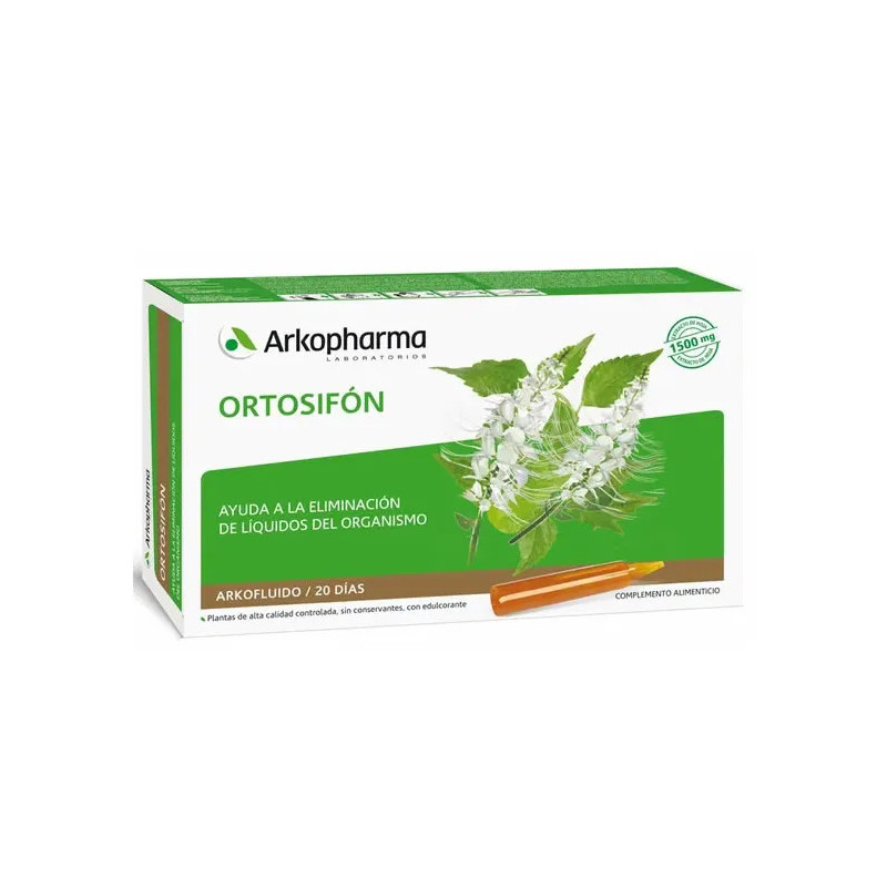 Arkopharma Arkofluido Ortosifon 20 Ampoules - Kermatone