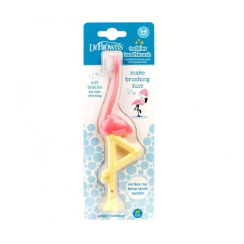 Brosse à Dents Enfant Dr. Brown's Flamant - Kermatone