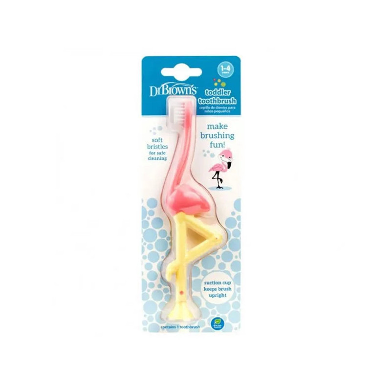 Brosse à Dents Enfant Dr. Brown's Flamant - Kermatone