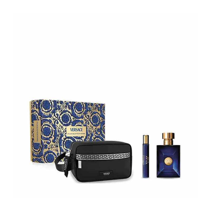 Versace Dylan Blue Pour Homme Eau De Toilette 100ml - Coffret 3 Produits