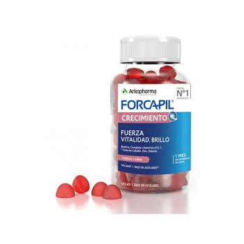 Arkopharma Forcapil Growth 60 Gummies - Cheveux forts & brillants | Kermatone
