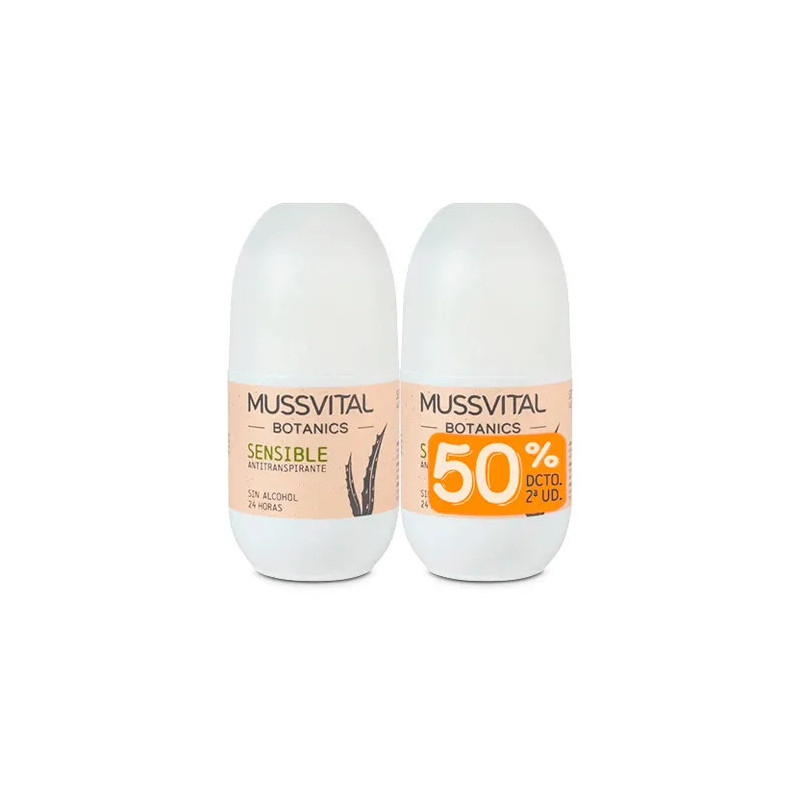 Mussvital Botanics Déodorant Sensible - Fraîcheur Douce Kermatone